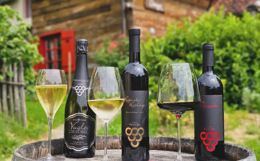 Degustacija zagorskih vina na manifestaciji Vinogradi s pogledom 2025 na Vuglec bregu.
