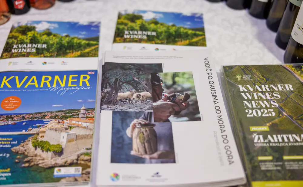 Vina autohtonih kvarnerskih sorti predstavljena u sklopu projekta Kvarner Wines i eno-gastronomske promocije regije.