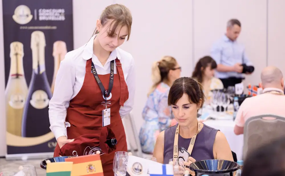 The Concours Mondial de Bruxelles sparkling wine judging gathered more than a thousand wines from 29 countries.