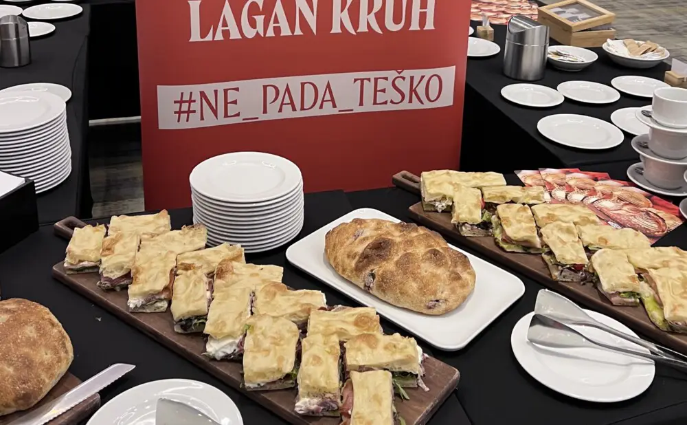 The atmosphere of a business-and-gastronomy event promoting Zadar as a MICE destination.