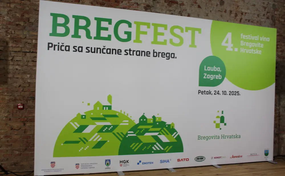 The BregFest festival promotes the wines, sparklers and wine culture of north-western Croatia.