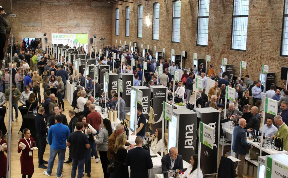 Wine atmosphere and tastings in Lauba during BregFest.
