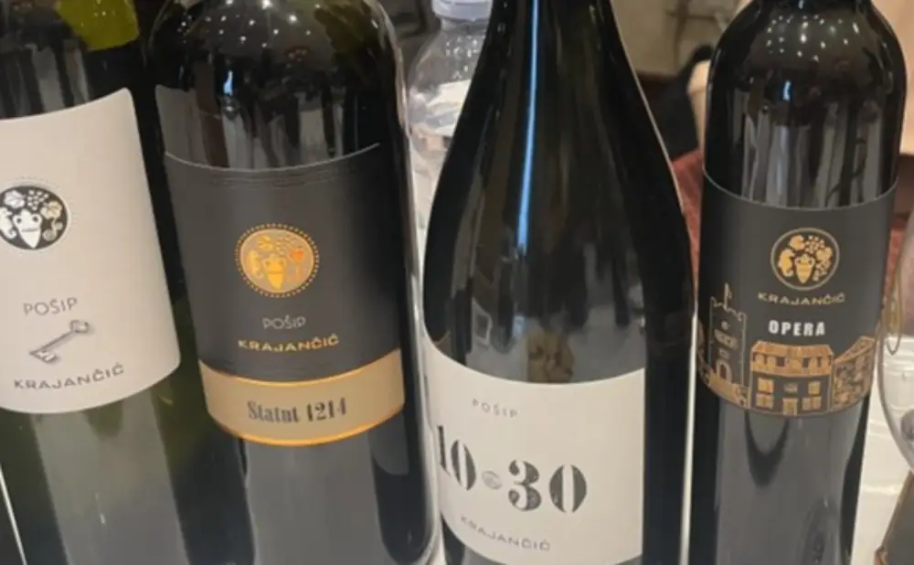 Korčulanska vinarija Krajančić ponudila je izbor svojih prepoznatljivih pošipa.