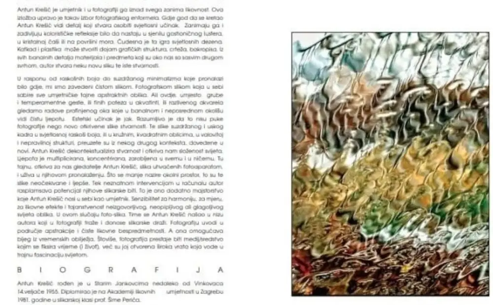 Izložba Fascinacija ljepotom akademskog slikara Ante Krešića održava se u galeriji Zlati Ajngel u Varaždinu.