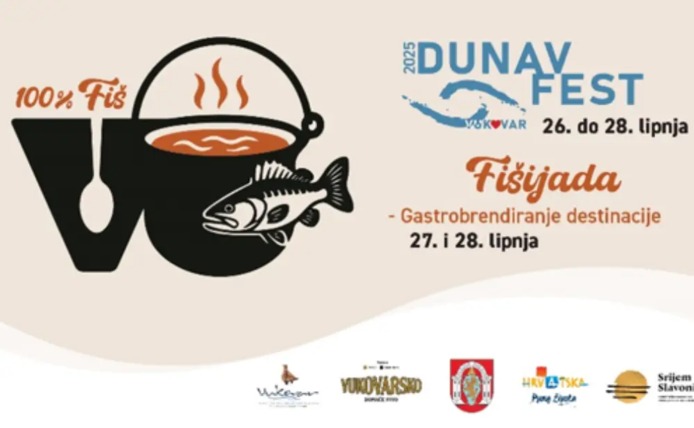The Fišijada at DunavFest in Vukovar brings together cooks and visitors around cauldrons of fiš paprikash and Slavonian gastronomy.