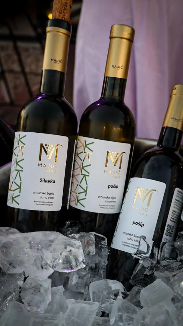 Žilavka i pošip Vinarije Majić na ledu