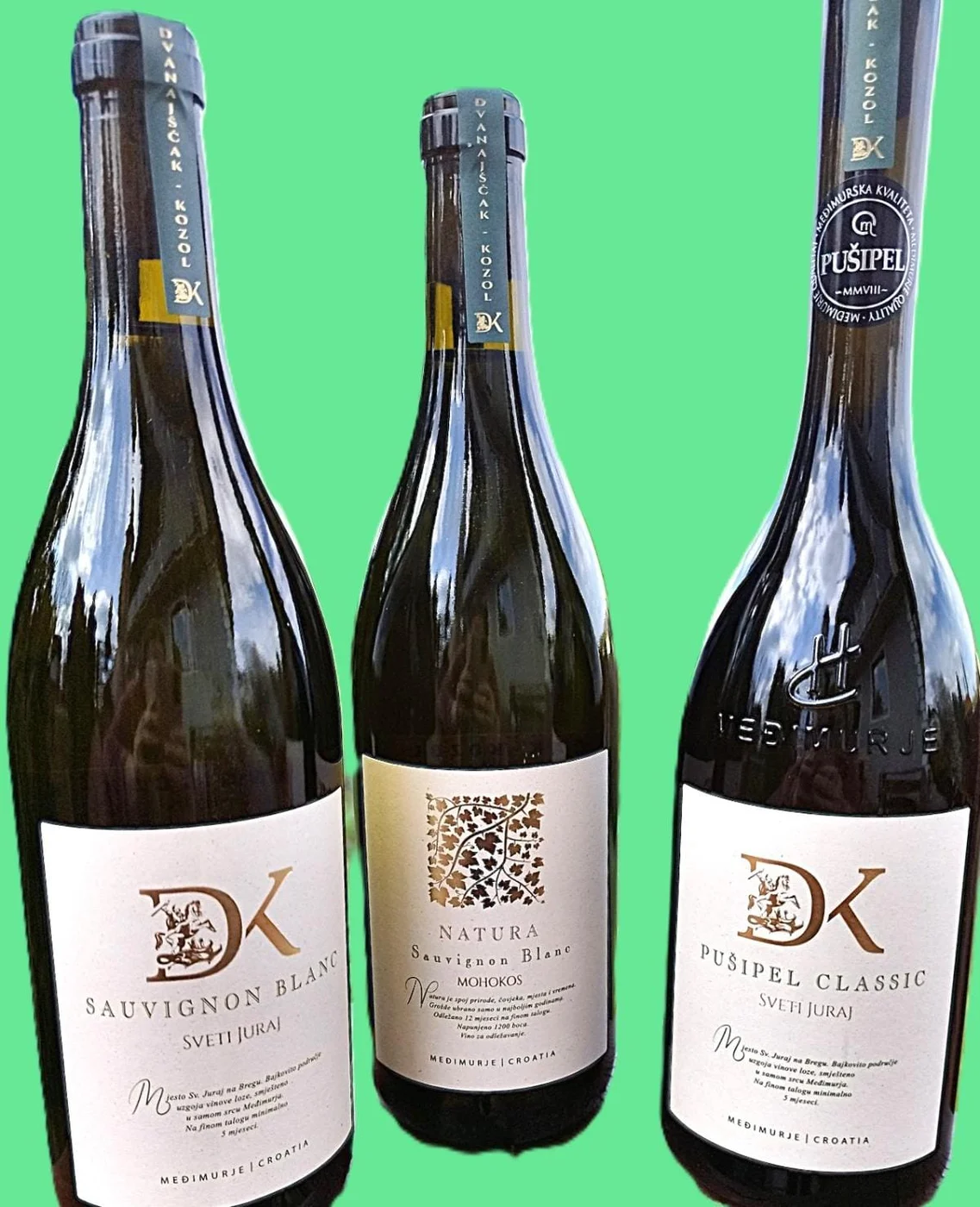 Dvanajščak-Kozol, Sauvignon Blanc i Natura, Međimurje