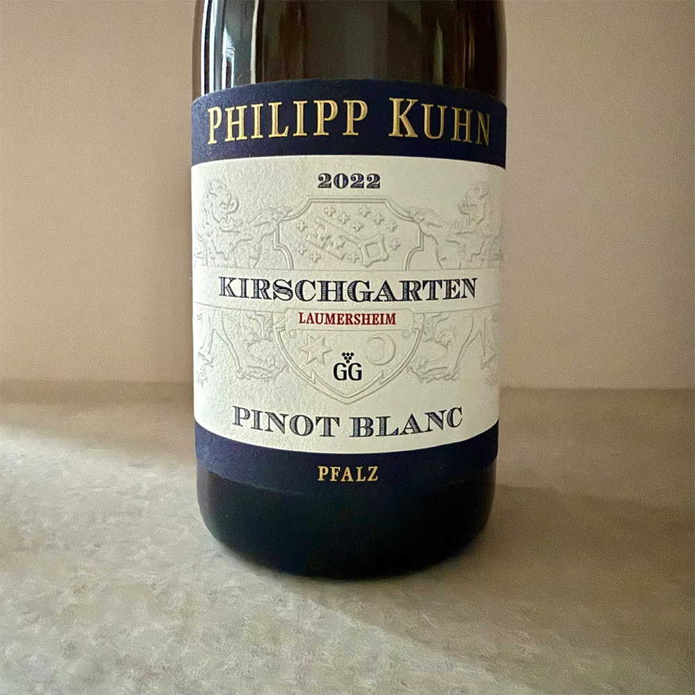 Boca vina Philipp Kuhn Weissburgunder Kirschgarten GG iz Pfalza
