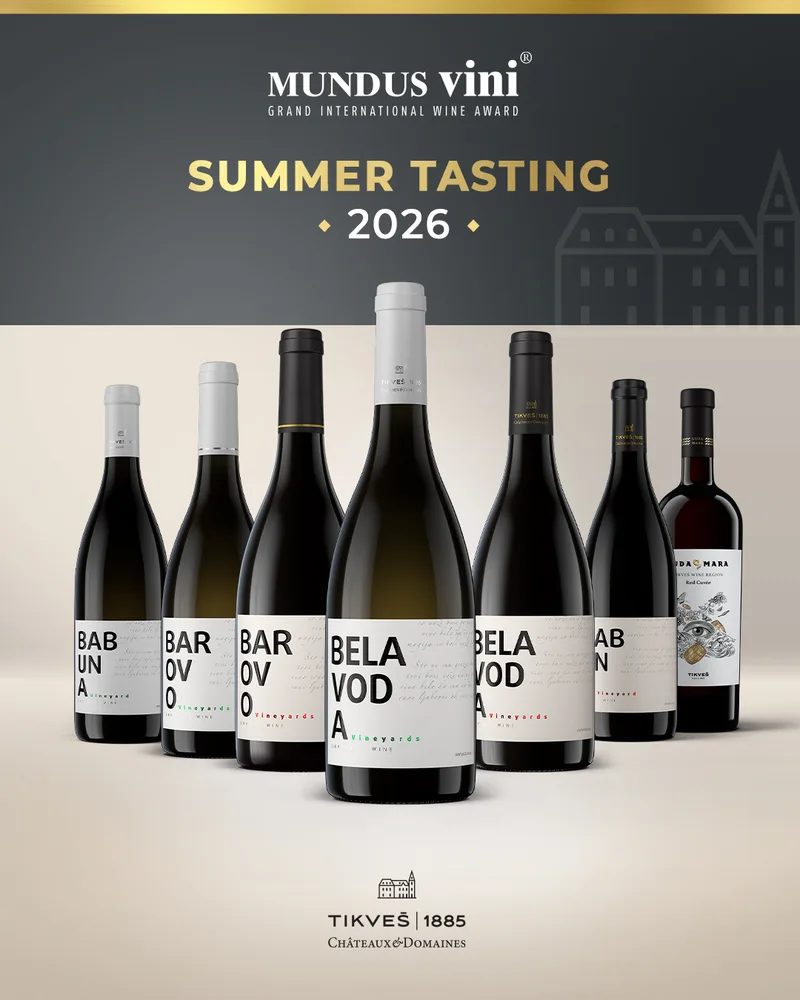 Nagrađena vina vinarije Tikveš na ocjenjivanju Mundus Vini Summer Tasting 2026