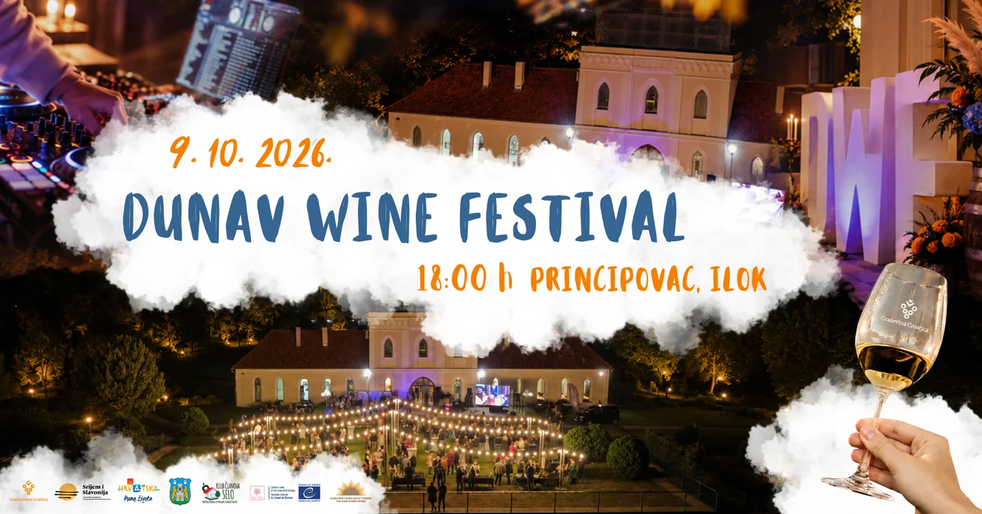Plakat Dunav Wine Festivala 2026.