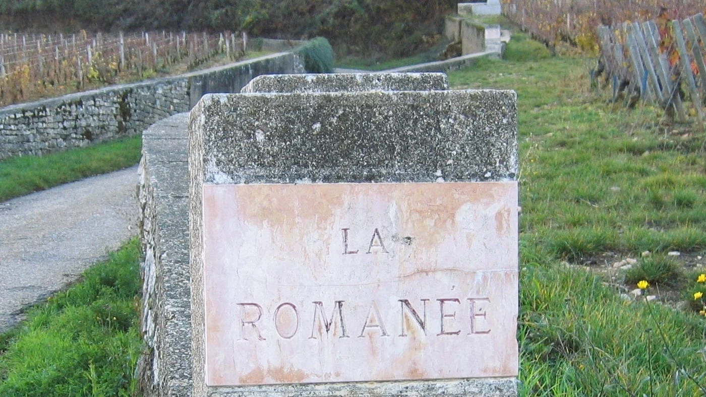 Kameni međaš položaja La Romanée u Vosne-Romanéeu