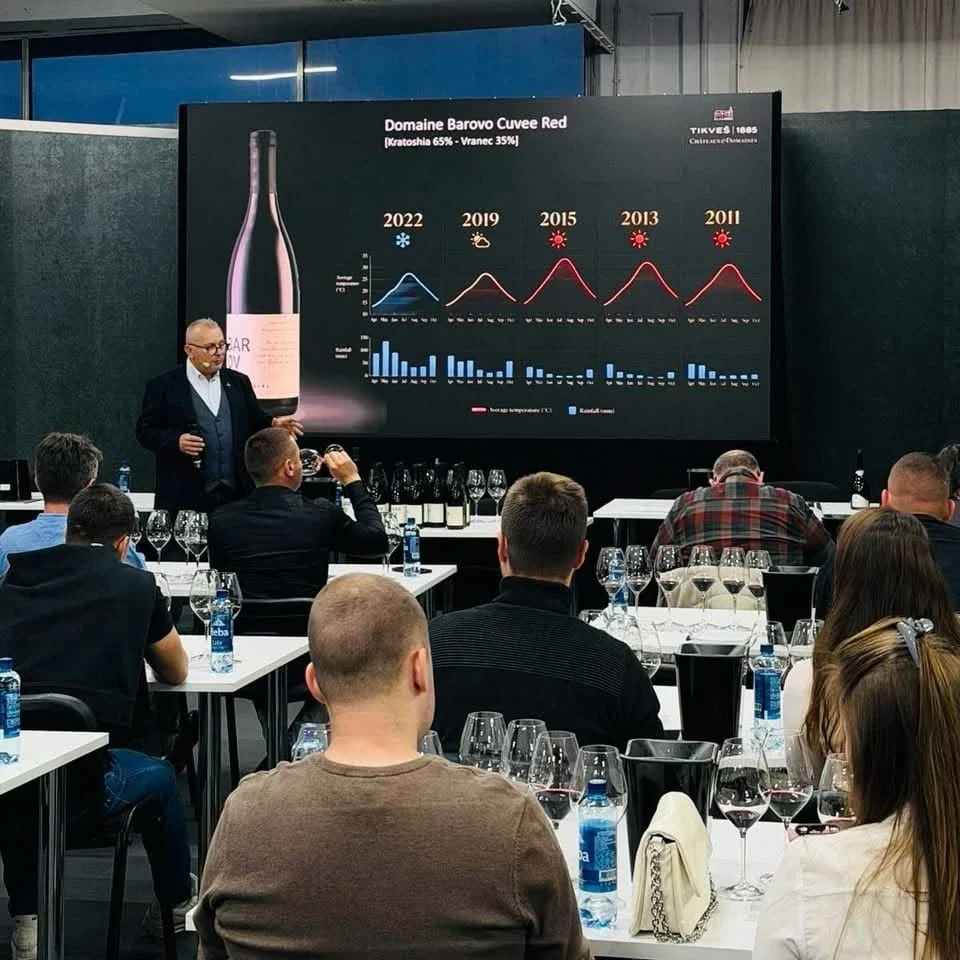 Zvonko Herceg vodi masterclass Tikveša uz vertikalu Domaine Barovo