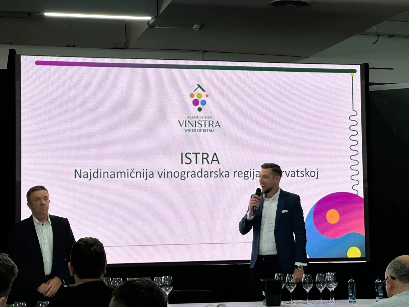 Masterclass Vinistre na sajmu Wine Vision, na ekranu Istra, najdinamičnija vinogradarska regija u Hrvatskoj